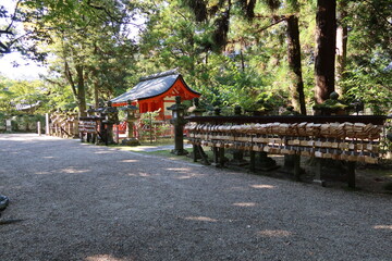 A Japanese shrine : Sogu-jinjya Subordinate Shrine in the precincts of Kasuga-taisha in Nara City in Nara prefecture　日本の神社: 奈良県奈良市にある春日大社境内の摂社総宮神社
