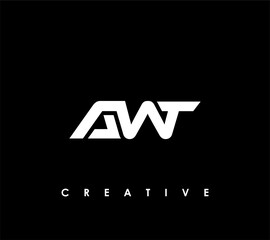 AWT Letter Initial Logo Design Template Vector Illustration