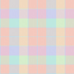 Rainbow Pastel Plaid textured Seamless Pattern