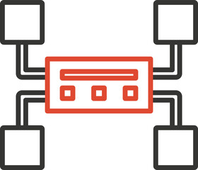 communication network Vector icon which is suitable for commercial work and easily modify or edit it
