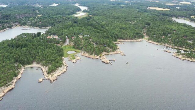 c&ocirc;te et littoral norv&eacute;gien entre Oslo et G&ouml;teborg