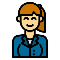 avatar filled outline icon