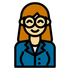 avatar filled outline icon