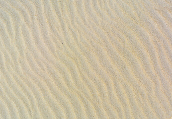 Fototapeta na wymiar ripples in the sand, photo as a background