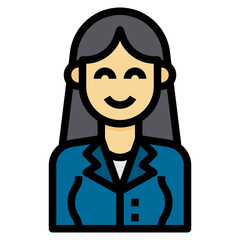 avatar filled outline icon