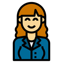 avatar filled outline icon