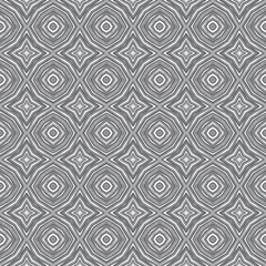 Exotic seamless pattern. Black symmetrical
