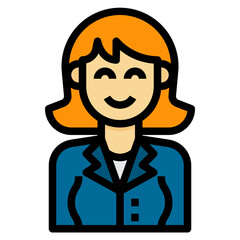 avatar filled outline icon