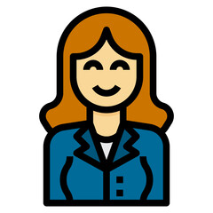 avatar filled outline icon