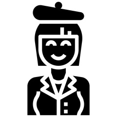 avatar glyph icon