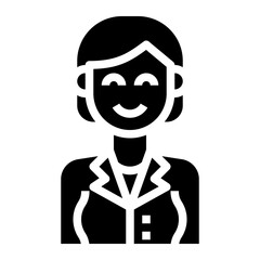avatar glyph icon