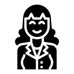 avatar glyph icon