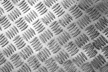 black and white close up of the surface of a metal bulb plate