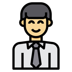 avatar filled outline icon