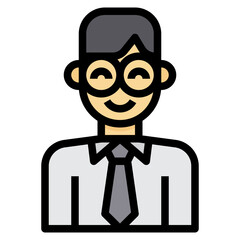 avatar filled outline icon