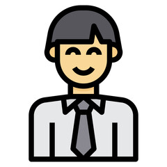 avatar filled outline icon