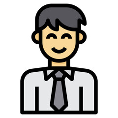 avatar filled outline icon