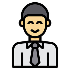 avatar filled outline icon