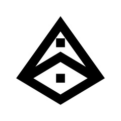 Triangle Tool Flat Vector Icon