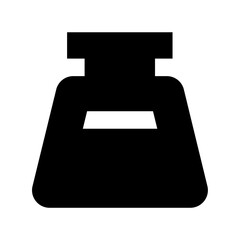 Liquid Jar Flat Vector Icon