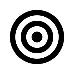 Dartboard Flat Vector Icon