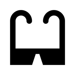 Glasses Flat Vector Icon