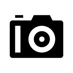 Digital Camera Flat Vector Icon