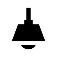 Hanging Lamp Flat Vector Icon