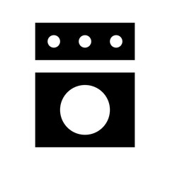 Cooking Range Flat Vector Icon 