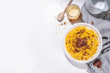 Pumpkin pie oatmeal