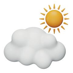 Complete sunlight 3d rendering isometric icon.