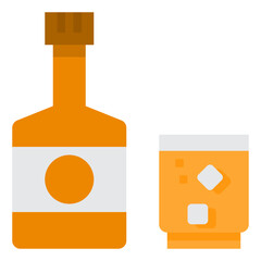 Beverage flat icon