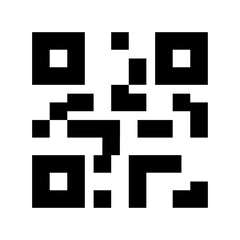 QR Code Flat Vector Icon