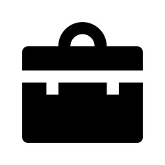 Briefcase Flat Vector Icon