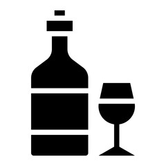 Beverage glyph icon