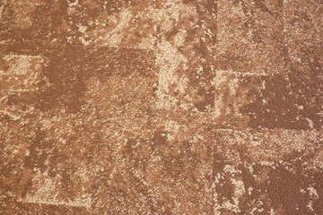 A carpet floor mat texture background blank.   brown color. 