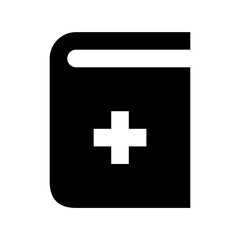Medical Book Flat Vector Icon