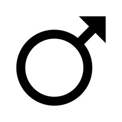 Male Gender Flat Vector Icon