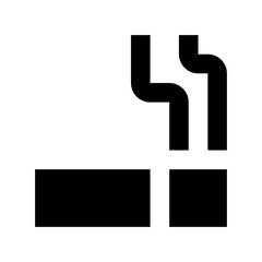 Cigarette Flat Vector Icon