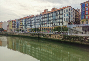 Fototapeta na wymiar Casco Viejo de Bilbao, Vizcaya, País Vasco.