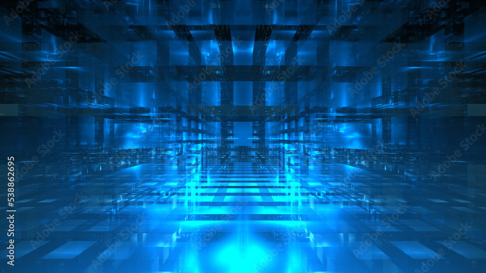Poster luminous technological abstract background. digital technologies, cloud computing, digital future. 3