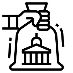 government subsidy icon