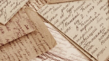 Handwritten letters from ww2