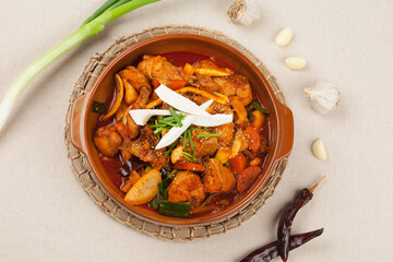 Cooking, food, side dishes, stir-fried chicken, chicken soup, chicken, ingredients, Korean food, Korean food, Korean food,요리, 음식,반찬,닭볶음탕, 닭도리탕 ,닭요리, 식재료,한식 ,한국음식, 한국요리,