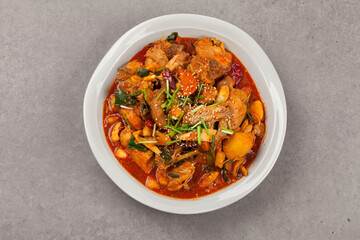 Cooking, food, side dishes, stir-fried chicken, chicken soup, chicken, ingredients, Korean food,...