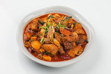Cooking, food, side dishes, stir-fried chicken, chicken soup, chicken, ingredients, Korean food,...