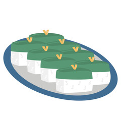 kue talam jajanan pasar traditional cake