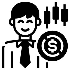 Invester outline icon
