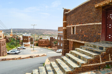 winter in the village Abha 