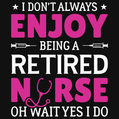 Nurse typography tshirt design